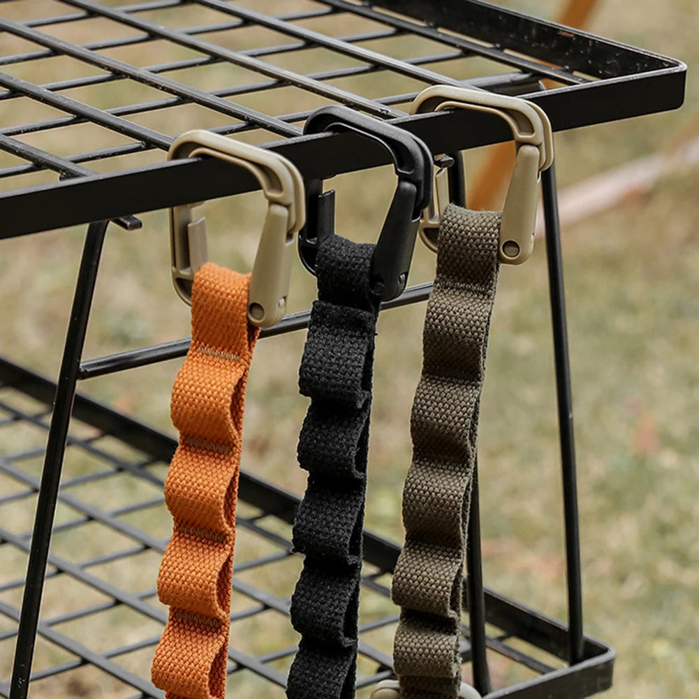 Correa de almacenamiento para acampada y jardín, tendedero, taza de tienda, lámpara colgante, hebilla de cordón para exteriores, cuerda colgante para acampar, oferta
