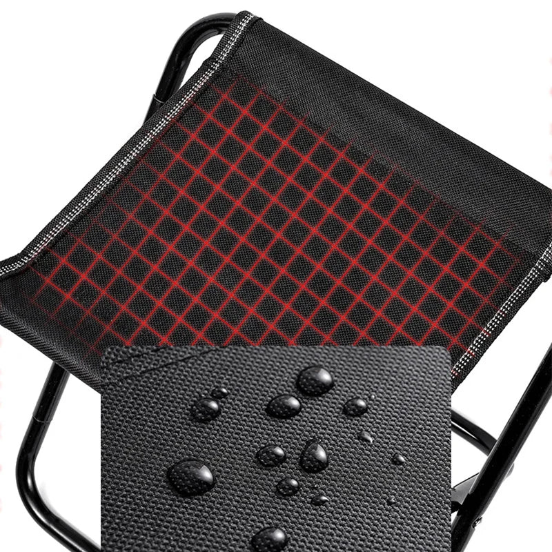 Silla de viaje al aire libre, taburete plegable portátil para acampar, Picnic, taburete plegable para pies, pesca, senderismo, playa, silla ultraligera, herramientas