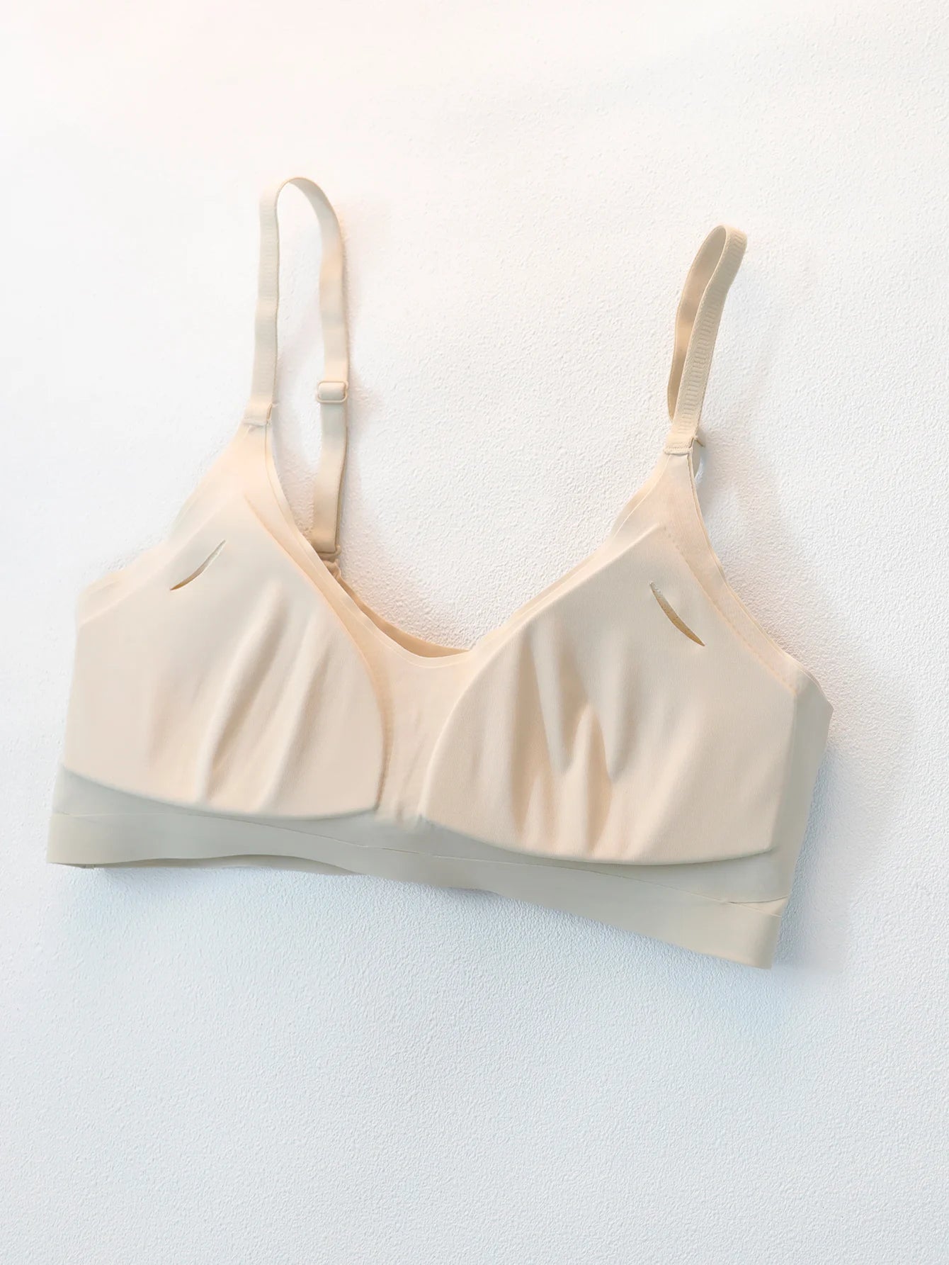 Ropa interior sin costuras con soporte suave, colección cómoda sin anillos de acero, estilo de sujetador ligero y fino y transpirable