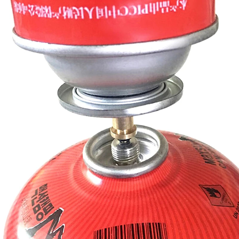Válvula reguladora de estufa de Gas para acampar al aire libre, interruptor seguro, carga, adaptador de válvula inflable para tanque plano, cilindro licuado