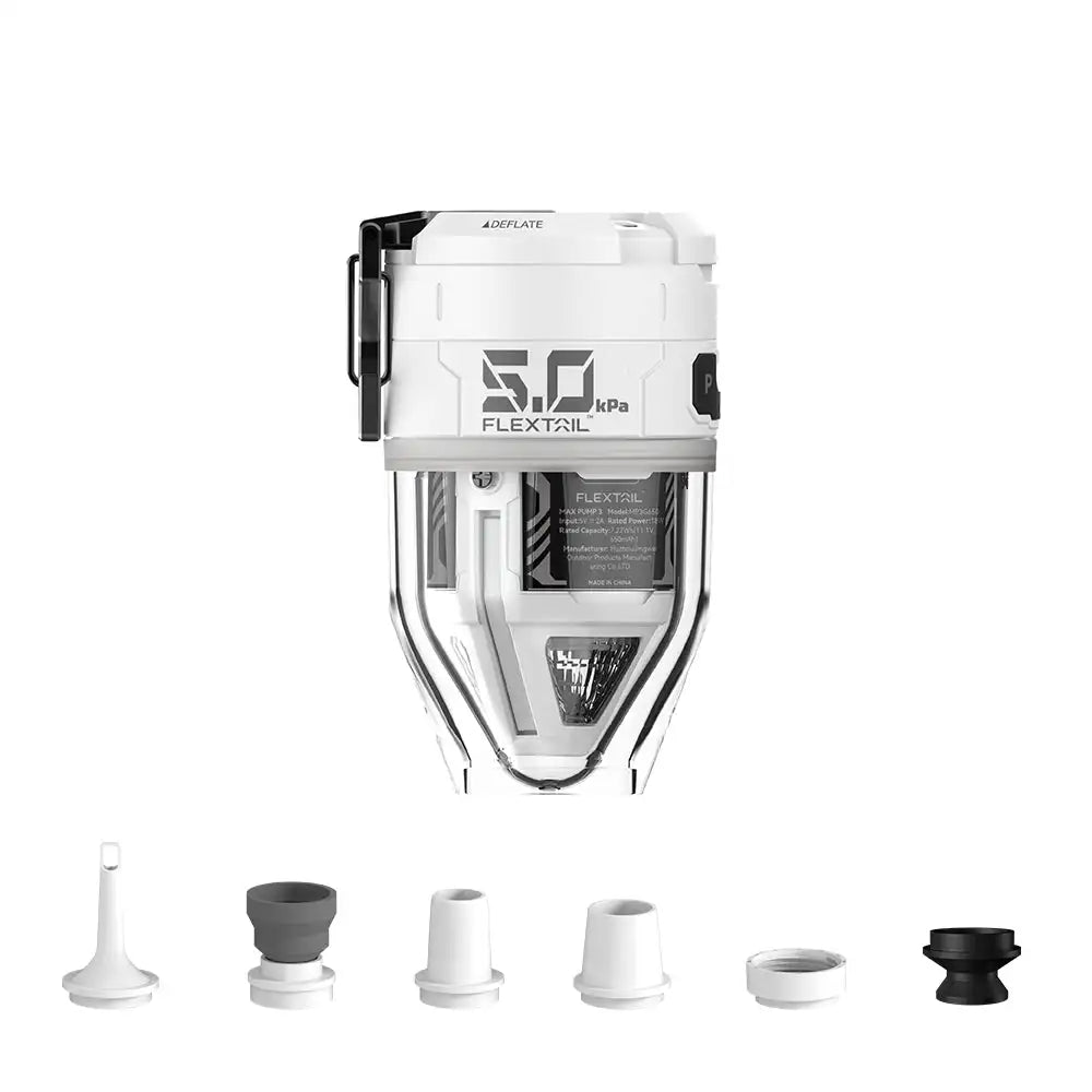 FLEXTAIL MAX PUMP 3 - Bomba de aire recargable 2 en 1 de alta velocidad Bomba de camping portátil para cama de aire, colchonetas para dormir, bolsa de vacío