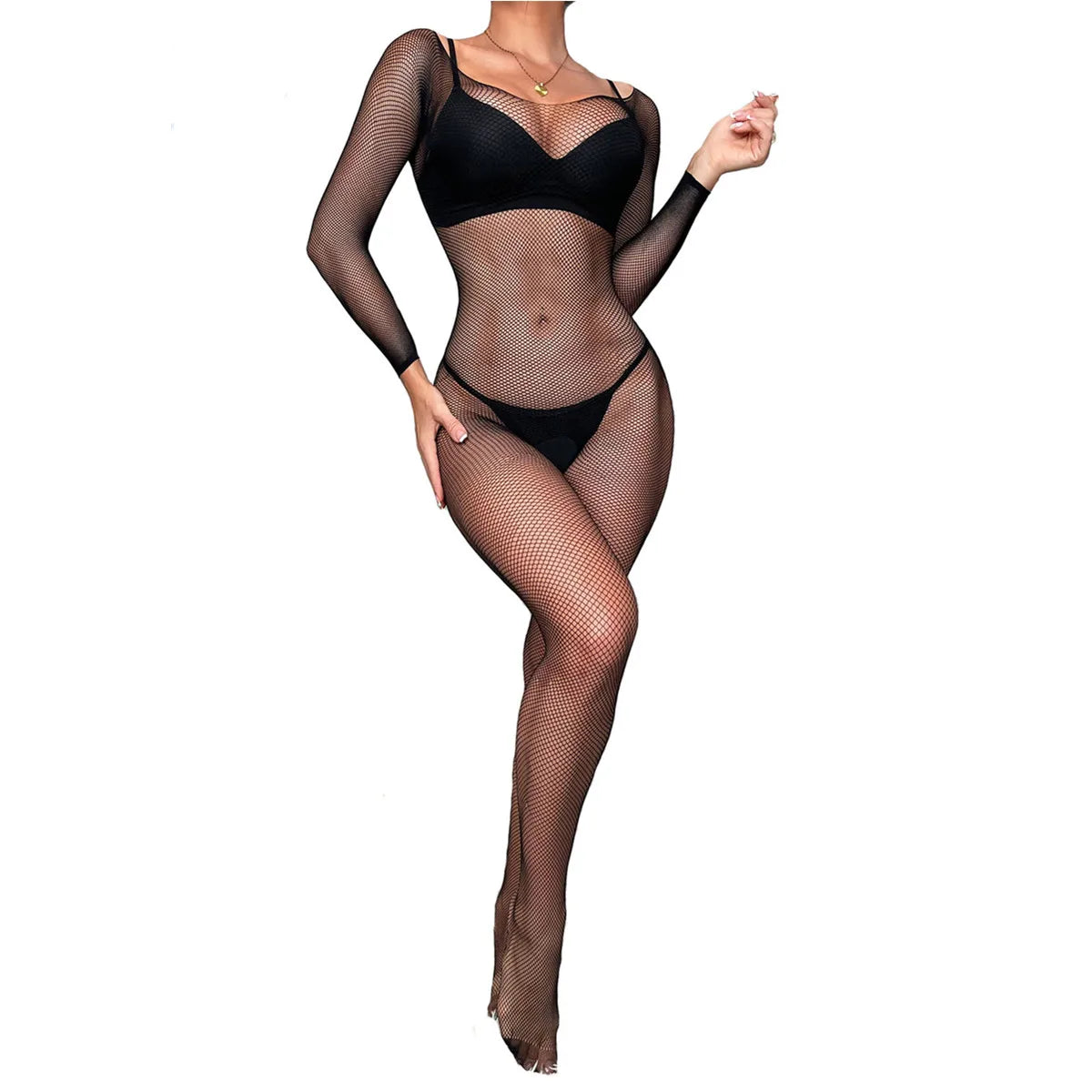 LencerÃa Sexy Porno sin entrepierna medias de cuerpo completo ropa interior de mujer peluches Lenceria femenina malla ajustada mono de talla grande