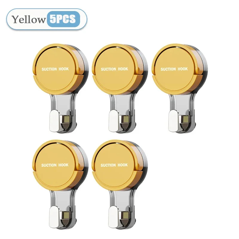 Gancho de ventosa reutilizable de 1 a 20 piezas, ganchos de ventosa para baño al vacÃÂo, toallero impermeable, colgador de ropa, accesorio de gancho