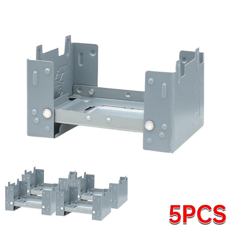 Estufa de combustible sólida portátil, estufa de Alcohol para acampar, MINI estufa de calefacción plegable, utensilios de cocina de bolsillo, Ideal para Picnic y senderismo