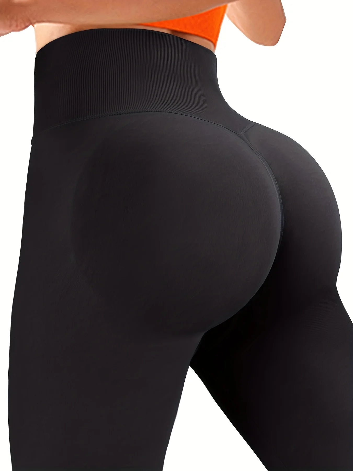 Leggings de levantamiento de glúteos para mujer, pantalones de yoga de entrenamiento de cintura alta sin costuras