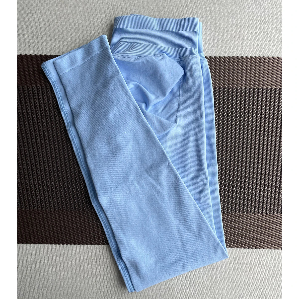 TKITK-mallas deportivas sin costuras para mujer, pantalones de Yoga con banda baja acanalada, ropa de gimnasio, ropa de entrenamiento para Fitness, medias elásticas