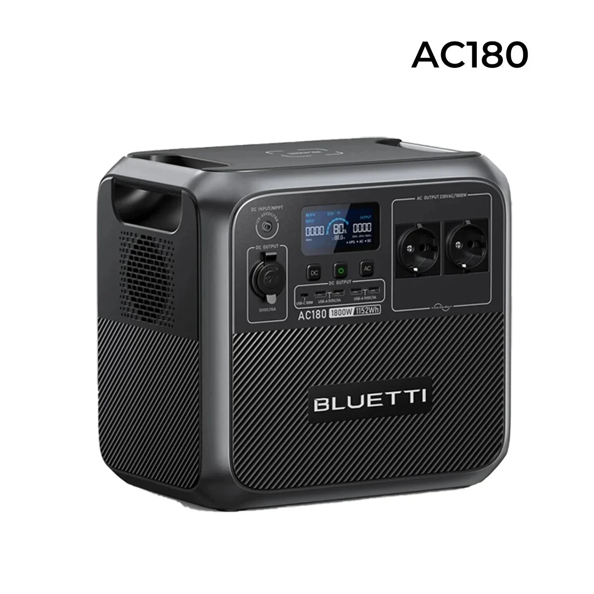 Bluetti AC180 enchufe estadounidense 1800W 1152Wh generador Solar estación de energía portátil 36Ah LiFePO4 batería Powerstation APP Camping pesca
