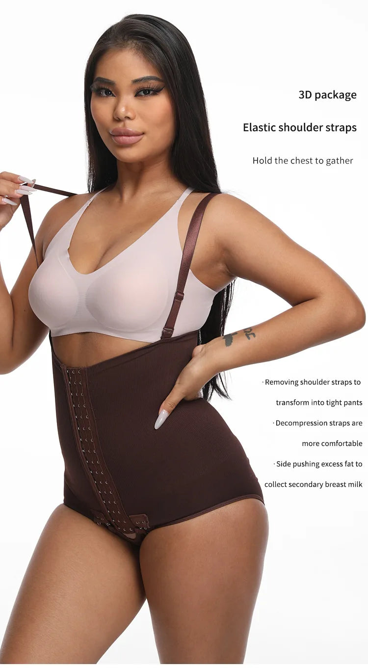 Body moldeador de cintura alta para mujer, faja de entrenamiento, pantalones cortos, bragas con Control de barriga, moldeador de cuerpo, levantador de glúteos, ropa interior de compresión