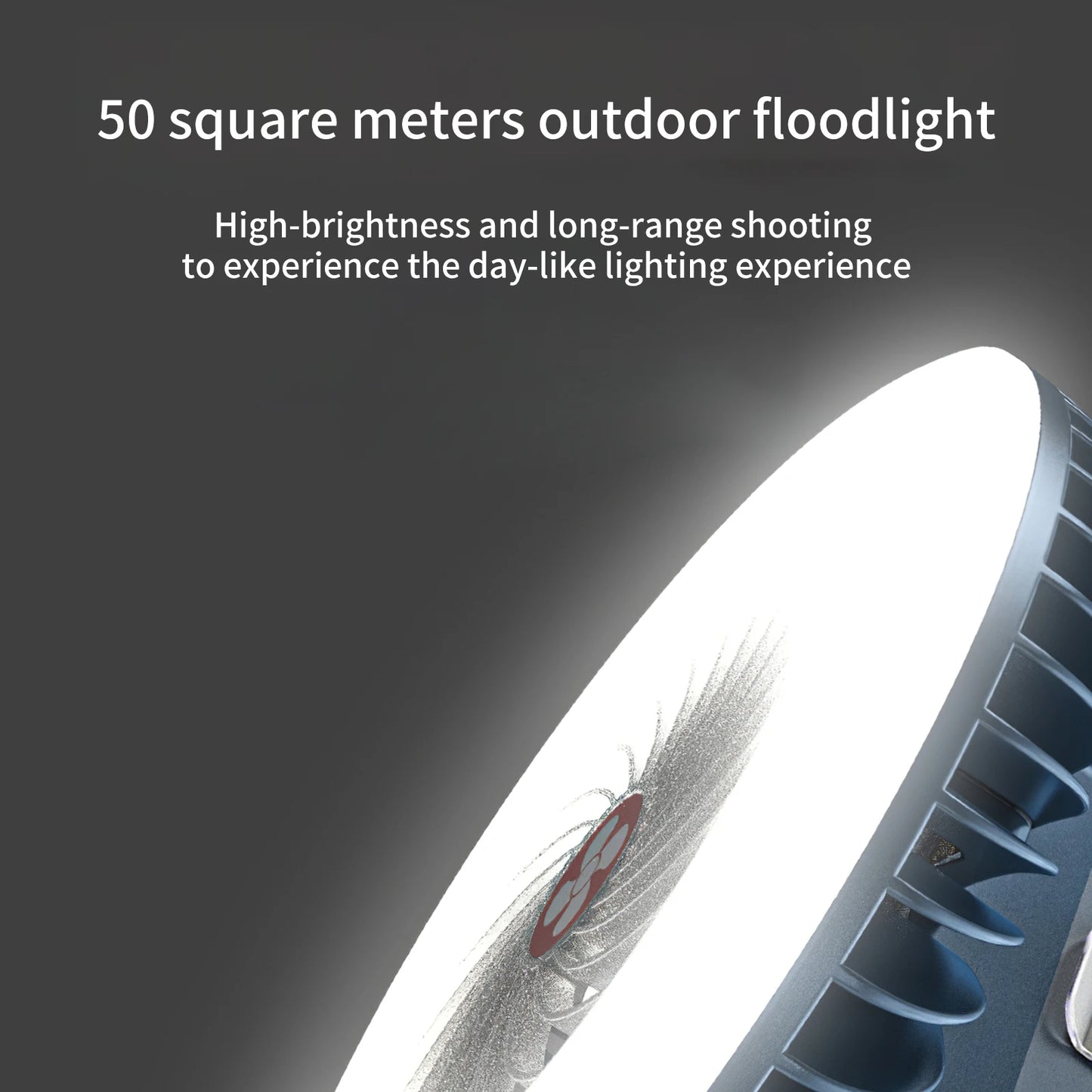 Ventilador de tienda impermeable multifuncional, lámpara de Camping recargable, lámpara de cabina de mercado nocturno, lámpara de ventilador de refrigeración para exteriores, linterna portátil