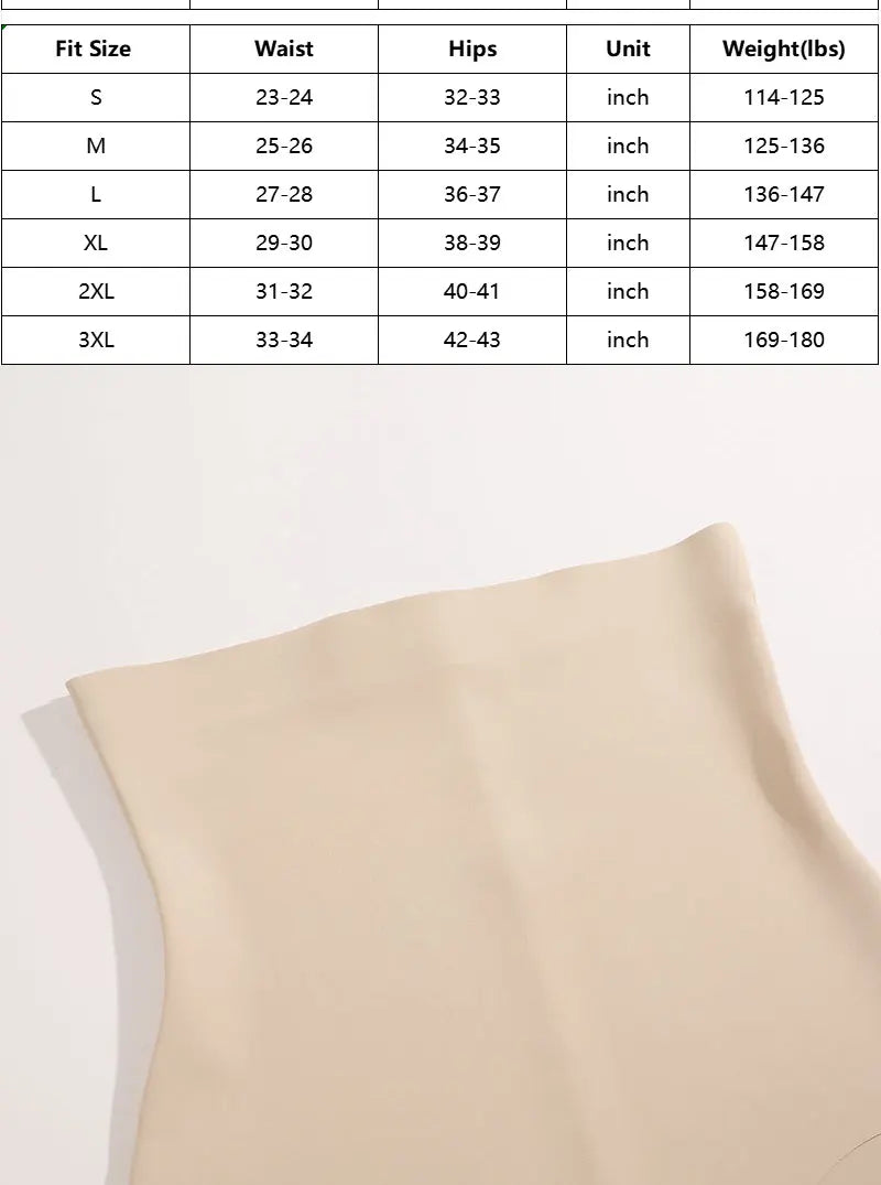 FINETOO, 1 unidad, 2024, nueva ropa interior ajustada de cintura alta para el vientre, ropa interior de seda helada para mujer, pantalones ajustados posparto finos sin costuras con forma de vientre