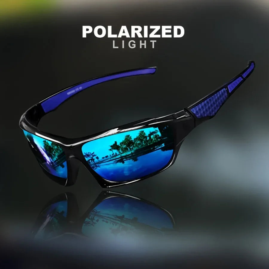 Gafas de sol deportivas de moda, gafas polarizadas con protección UV, gafas personalizadas, montura redonda de Metal, gafas UV400 para hombres y mujeres