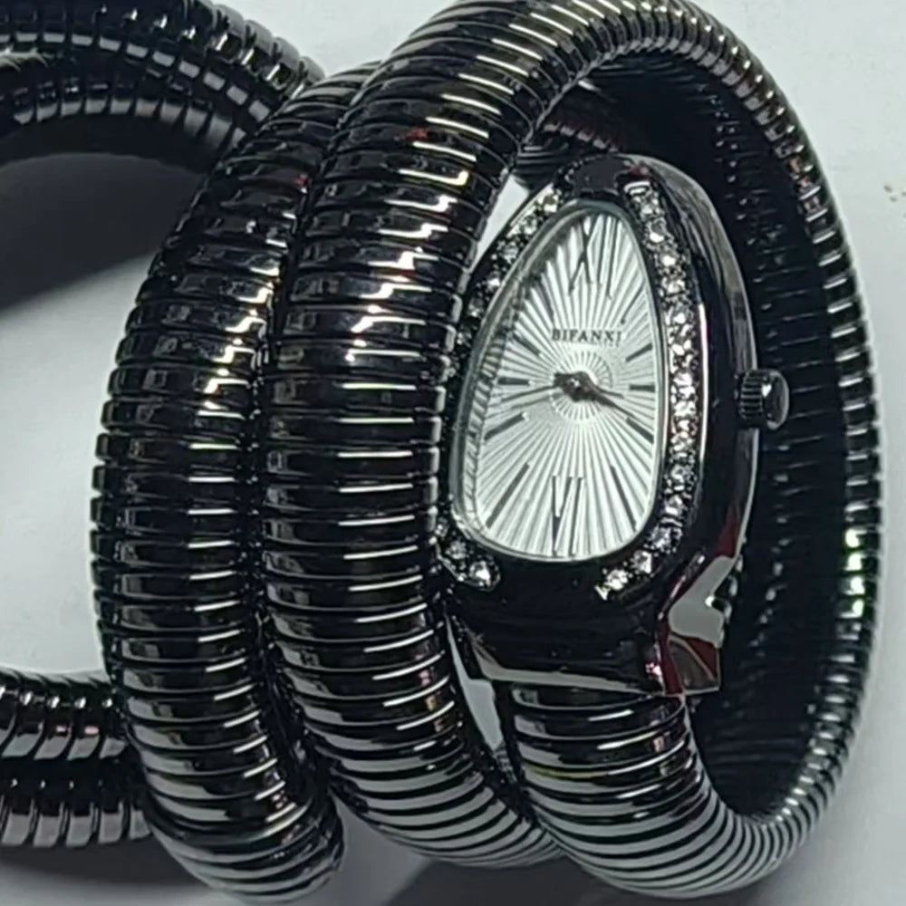Reloj de cuarzo de lujo de alta calidad para mujer, pulsera de acero inoxidable, relojes de moda dorados para mujer, reloj femenino