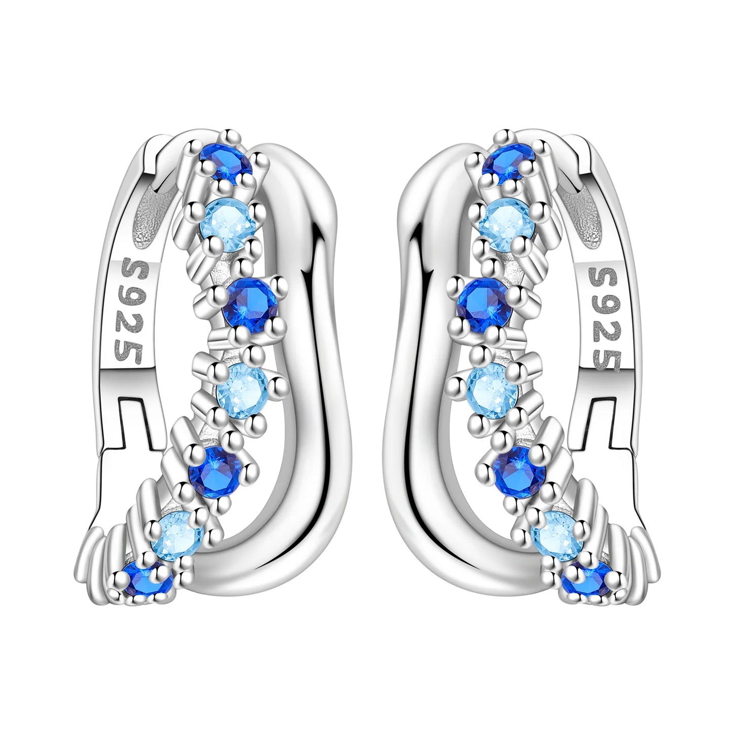 Orstarry-pendientes circulares de Plata de Ley 925 con forma de gota para mujer, aretes colgantes, joyería versátil para fiesta, regalos