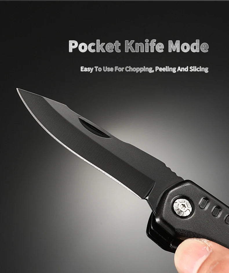 Nueva llave multifuncional, martillo, cuchillo, alicates, herramienta de supervivencia para acampar al aire libre, herramienta de ahorro de trabajo, cuchillo multiherramienta de acero inoxidable