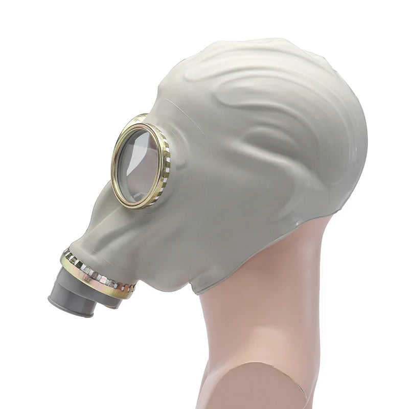 Máscara de Gas fantasma de cara completa negra creativa, respirador de goma, máscara de prevención quÃÂmica, capucha RD40 de 40mm para pintar pesticidas en aerosol