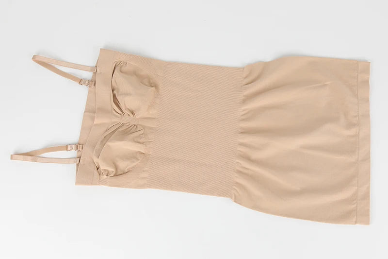 Ropa moldeadora sin tirantes para mujer, deslizadores completos para debajo de los vestidos, contracción Invisible del vientre, Control de barriga, vestido moldeador de cuerpo adelgazante