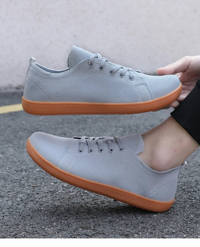 Zapatos descalzos con punta ancha para hombre y mujer, zapatillas minimalistas para caminar | Suela caÃda cero | Malla transpirable