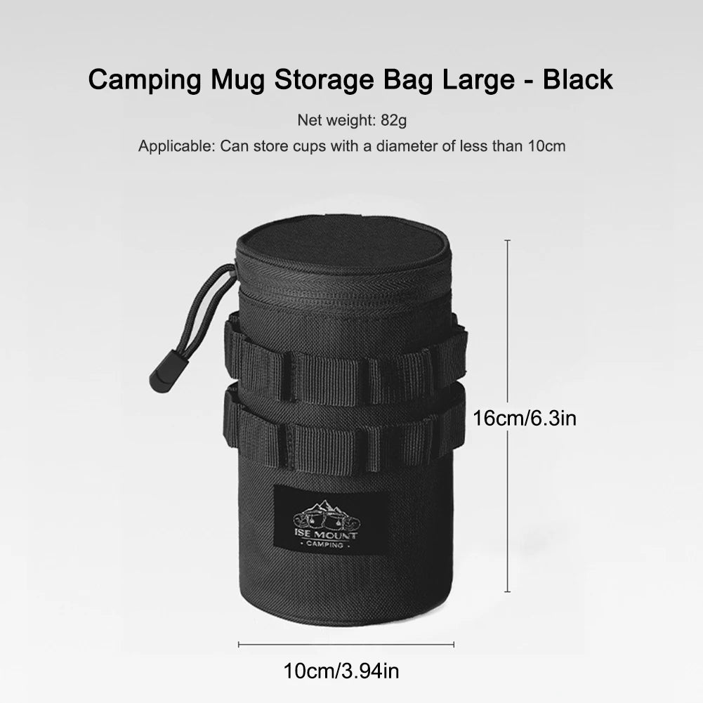 Bolsa de almacenamiento de viaje, bolsa ligera con agujeros colgantes, accesorio de Camping con asa para viajes al aire libre