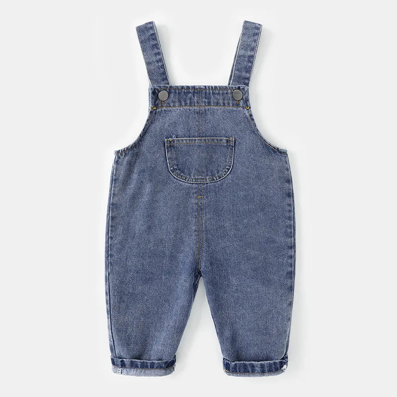 MILANCEL, recién llegado, ropa para niños, monos para bebés y niños, monos tipo overol de mezclilla para niños pequeños de estilo breve sólido