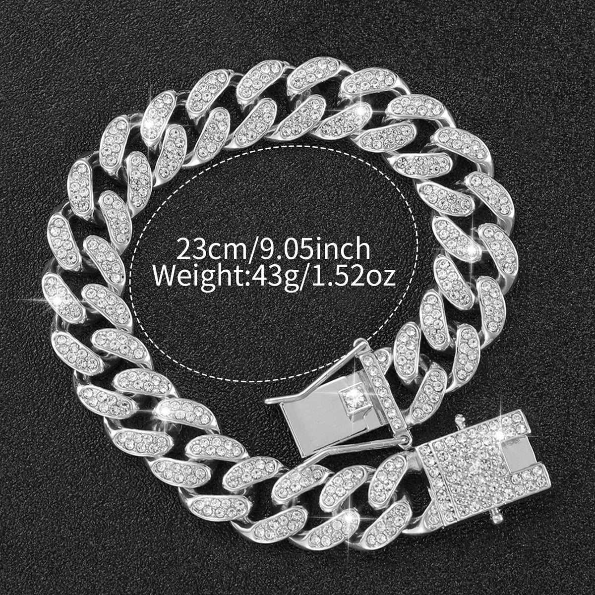 Reloj de pulsera de cuarzo para hombre y mujer, pulsera de acero inoxidable plateado con diamantes de moda, conjunto de 2 unidades