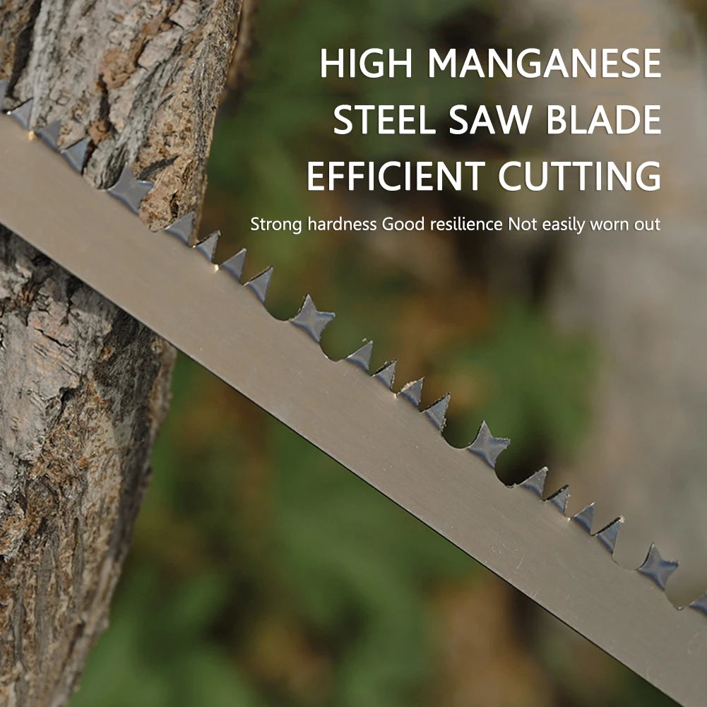 Sierra plegable portátil para carpinterÃa, herramienta de supervivencia para acampar al aire libre, hoja larga de 21 pulgadas
