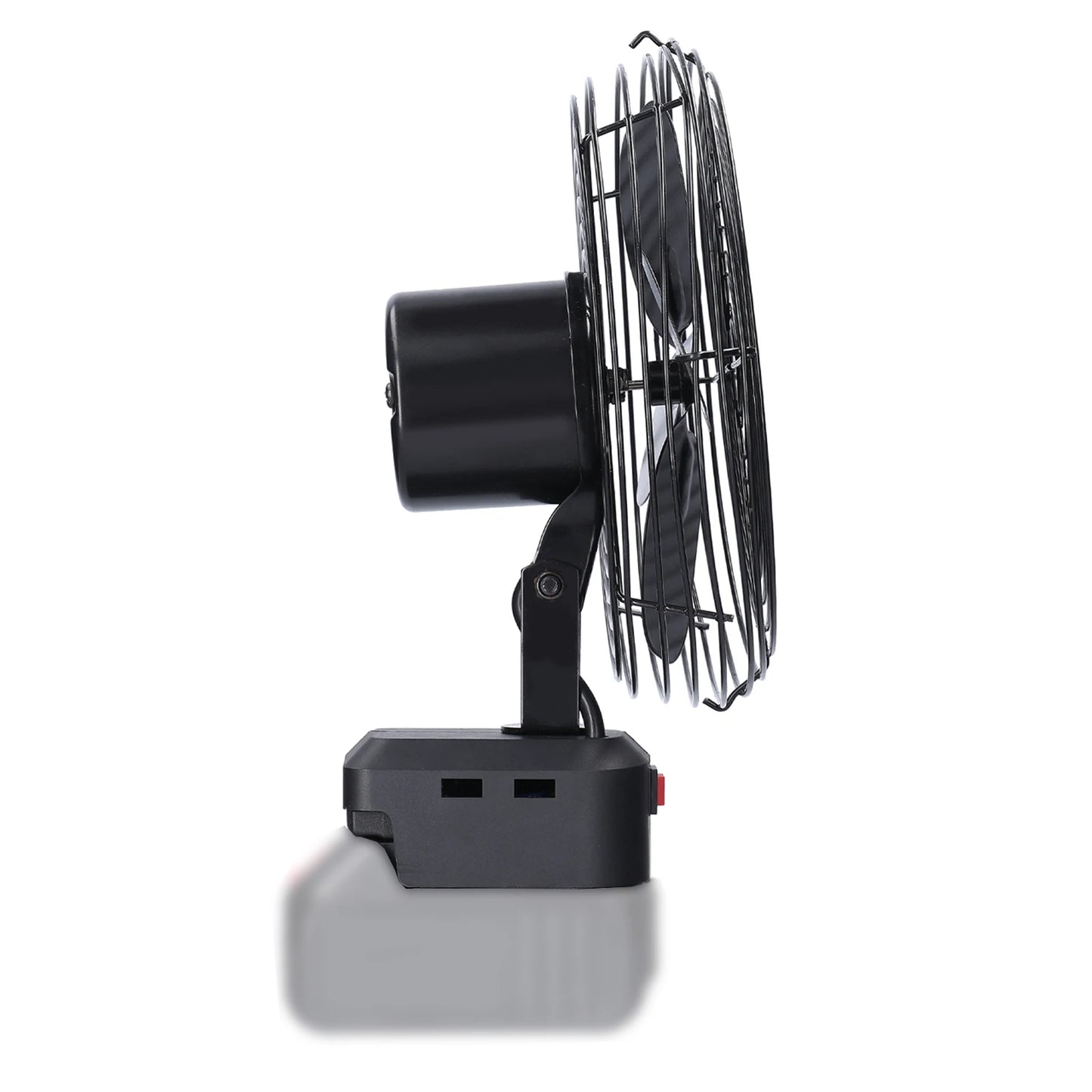 Ventilador de Camping portátil multifuncional para interiores y exteriores, ventilador de Metal inalámbrico, batería de litio, velocidad ajustable, para Picnic y Pesca