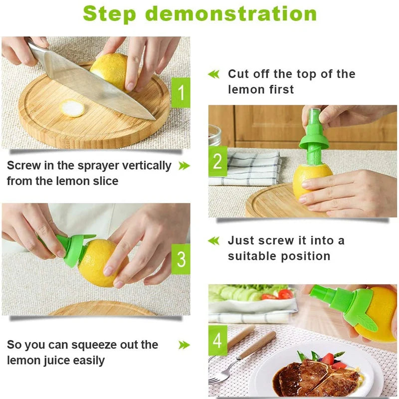 1 utensilios de cocina, pulverizador de limón, zumo de fruta, Spray de cÃÂtricos, zumo de naranja, exprimidor de frutas, herramientas de cocina, nuevo
