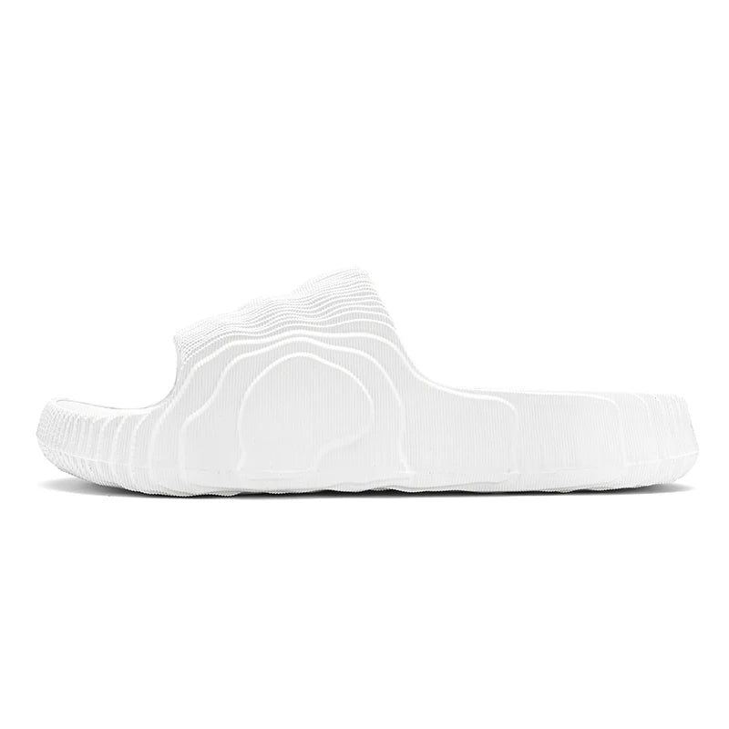 Zapatillas de casa suaves para parejas, zapatillas de baño antideslizantes para interiores de verano, sandalias de Hotel de Color sólido, chanclas para hombres y mujeres, zapatos planos