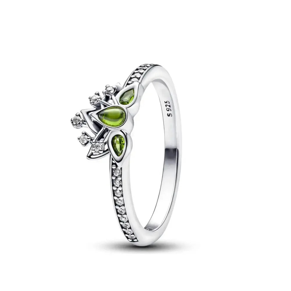 Anillo elegante de Plata de Ley 925 con concha de lazo esmaltado rojo y piedra de corazón Original para mujer, anillos de joyería para fiesta de boda