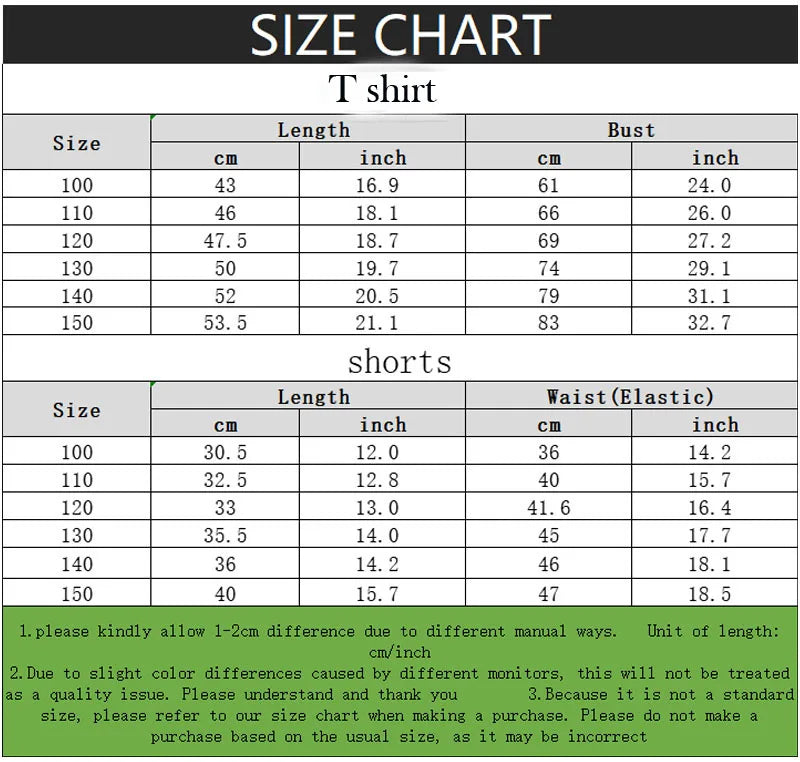 Conjunto de dos piezas de camiseta y pantalones cortos para niños, traje superior de manga corta con cuello redondo para niñas, trajes informales para niños, conjuntos de pantalones cortos transpirables de verano