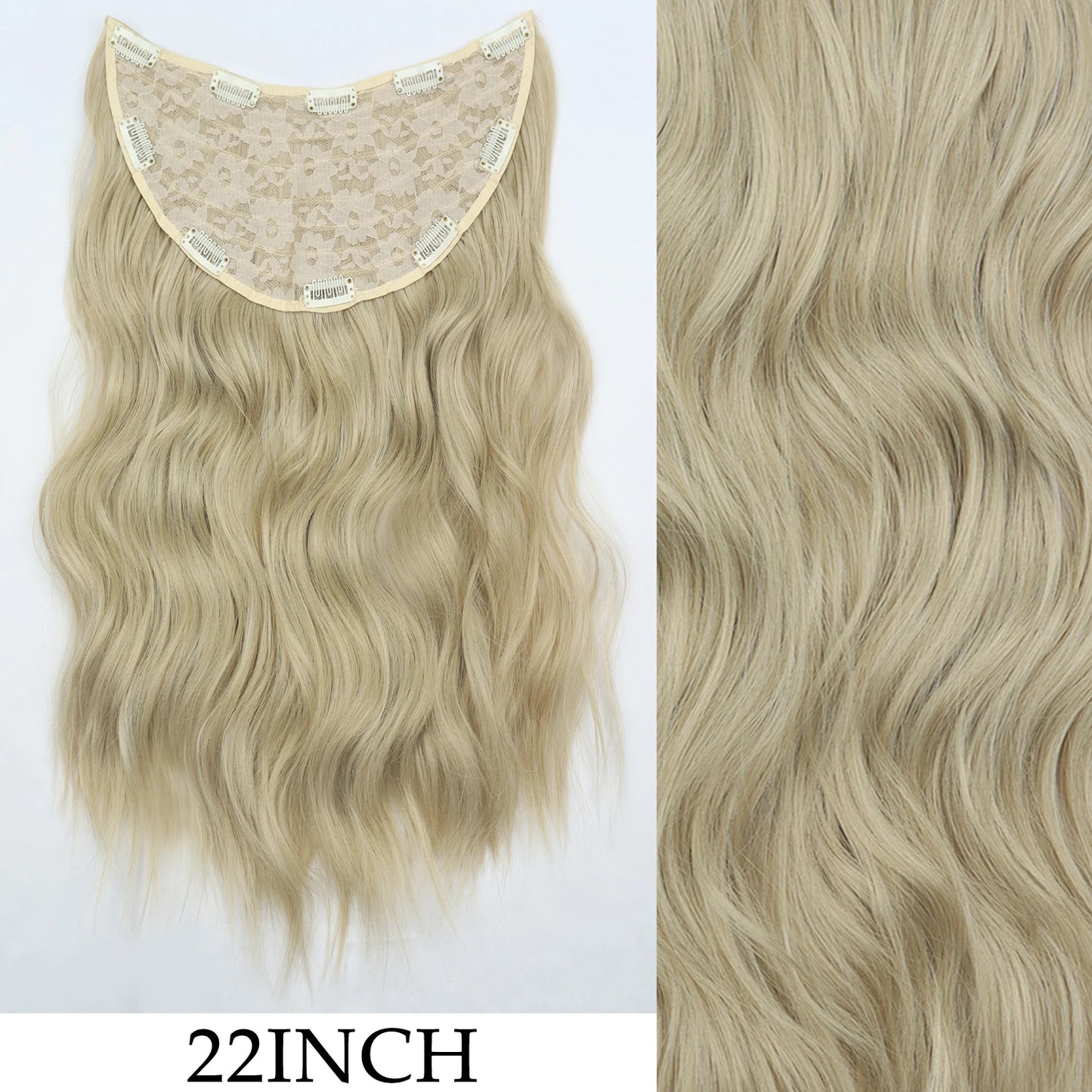 7 unids/set 16 Clips extensión de cabello negro largo liso pelo Natural Ombre peluca fibra resistente al calor para peinado de mujer