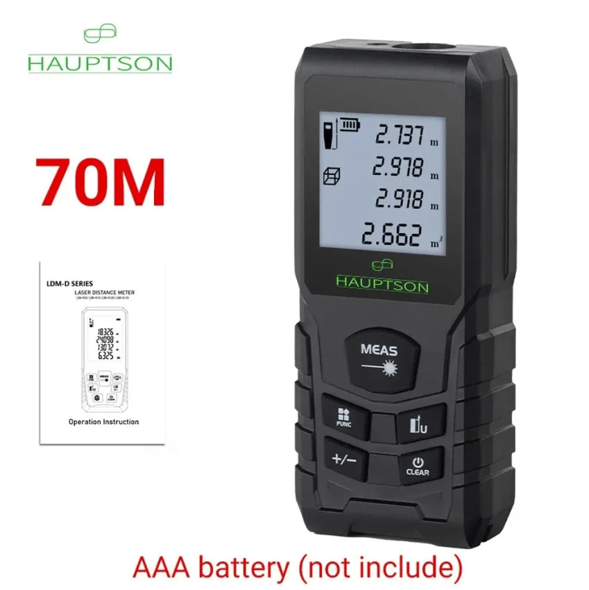 HAUPTSON 70/100M telémetro láser medidor de distancia telémetro cinta láser telémetro construcción