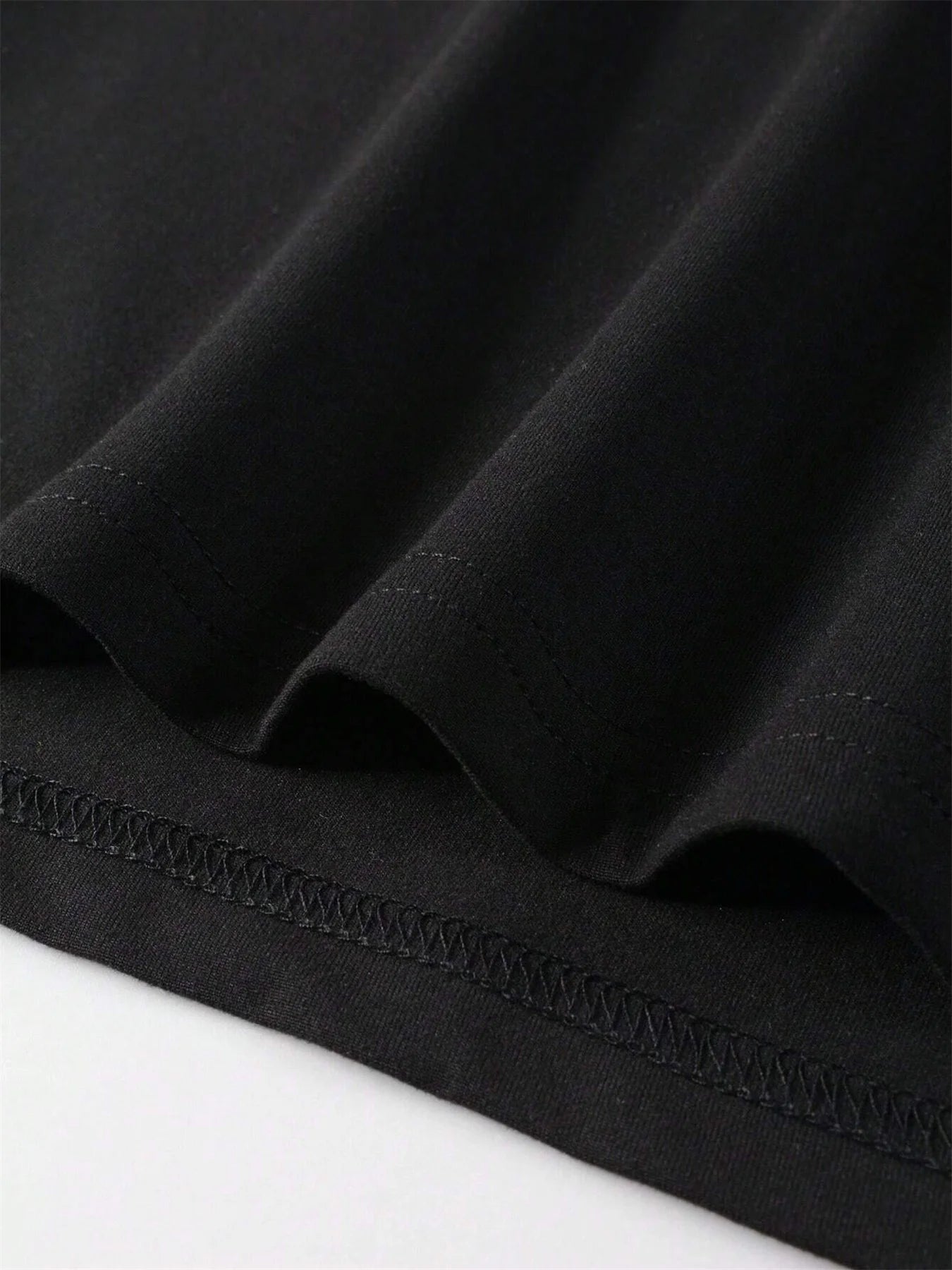 Camiseta de manga corta con cuello redondo para hombre, 100% algodón, informal, a la moda, holgada, de talla grande, con estampado de letras, deportiva