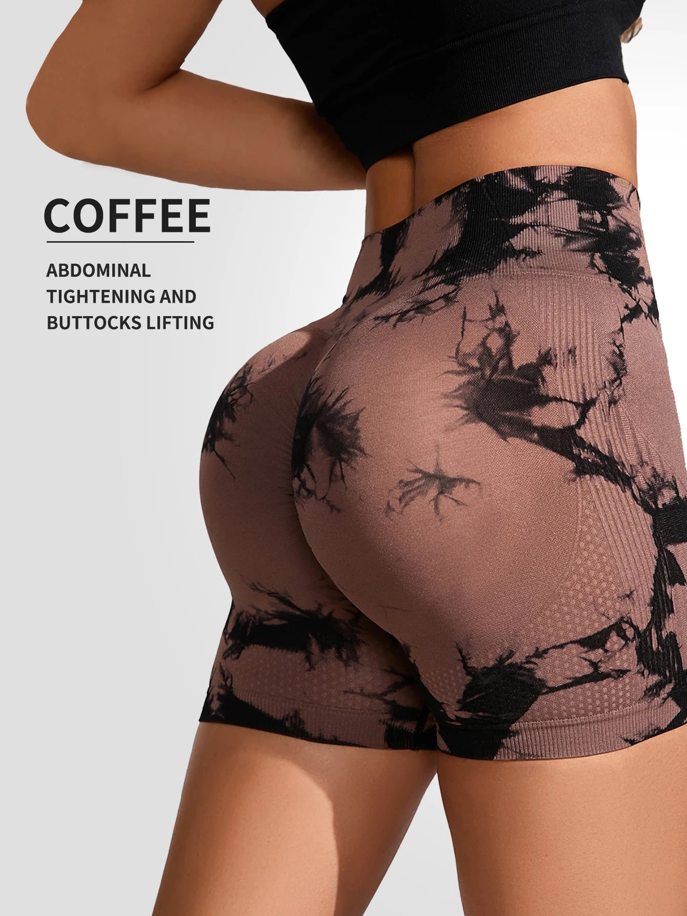 Leggings sin costuras Tie Dye para mujer, pantalones de Yoga de cintura alta, mallas elásticas de levantamiento de glúteos, mallas deportivas de cintura ancha