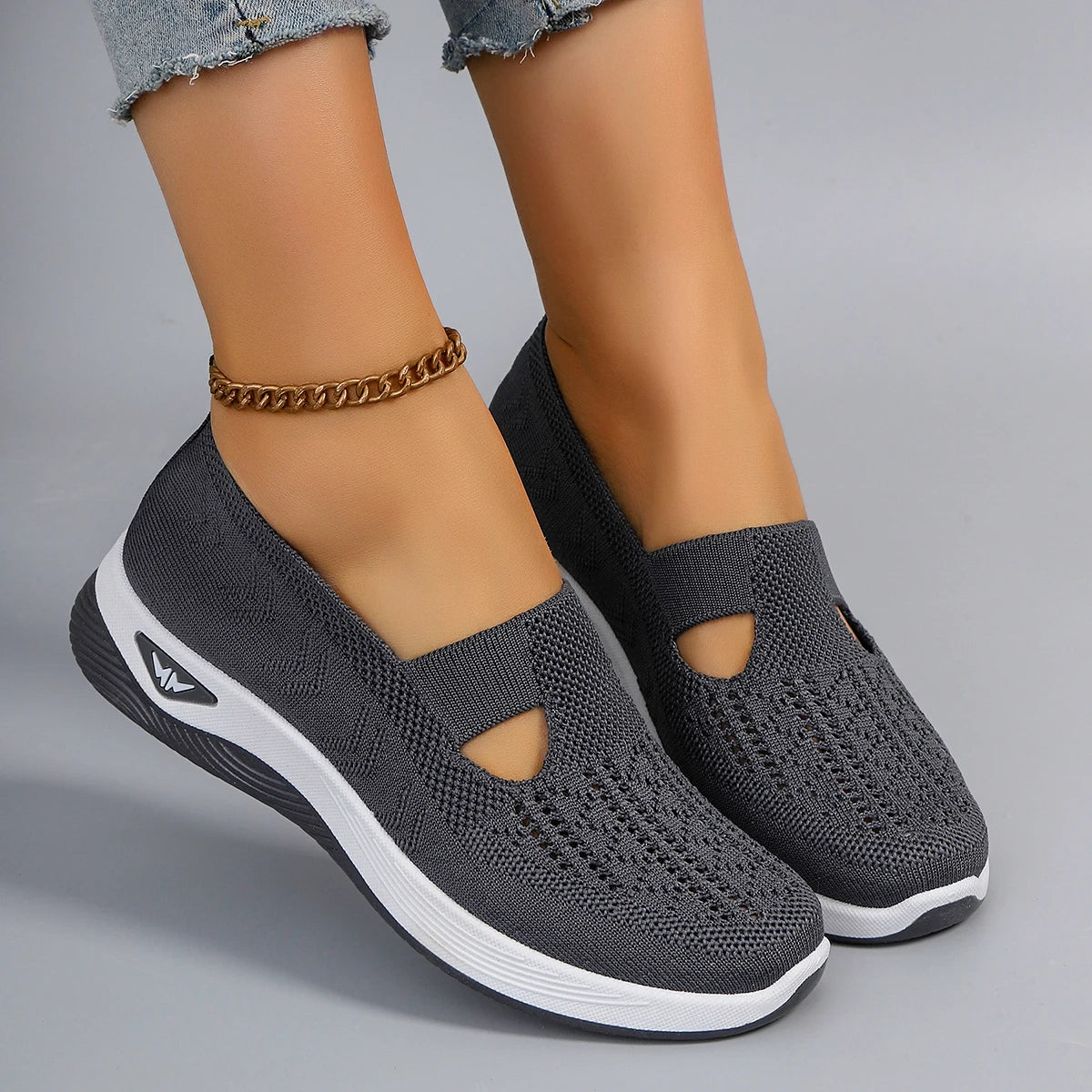 Nuevos zapatos deportivos de primavera para mujer, zapatos deportivos informales a la moda, transpirables, ligeros, antideslizantes, resistentes al desgaste, zapatos planos