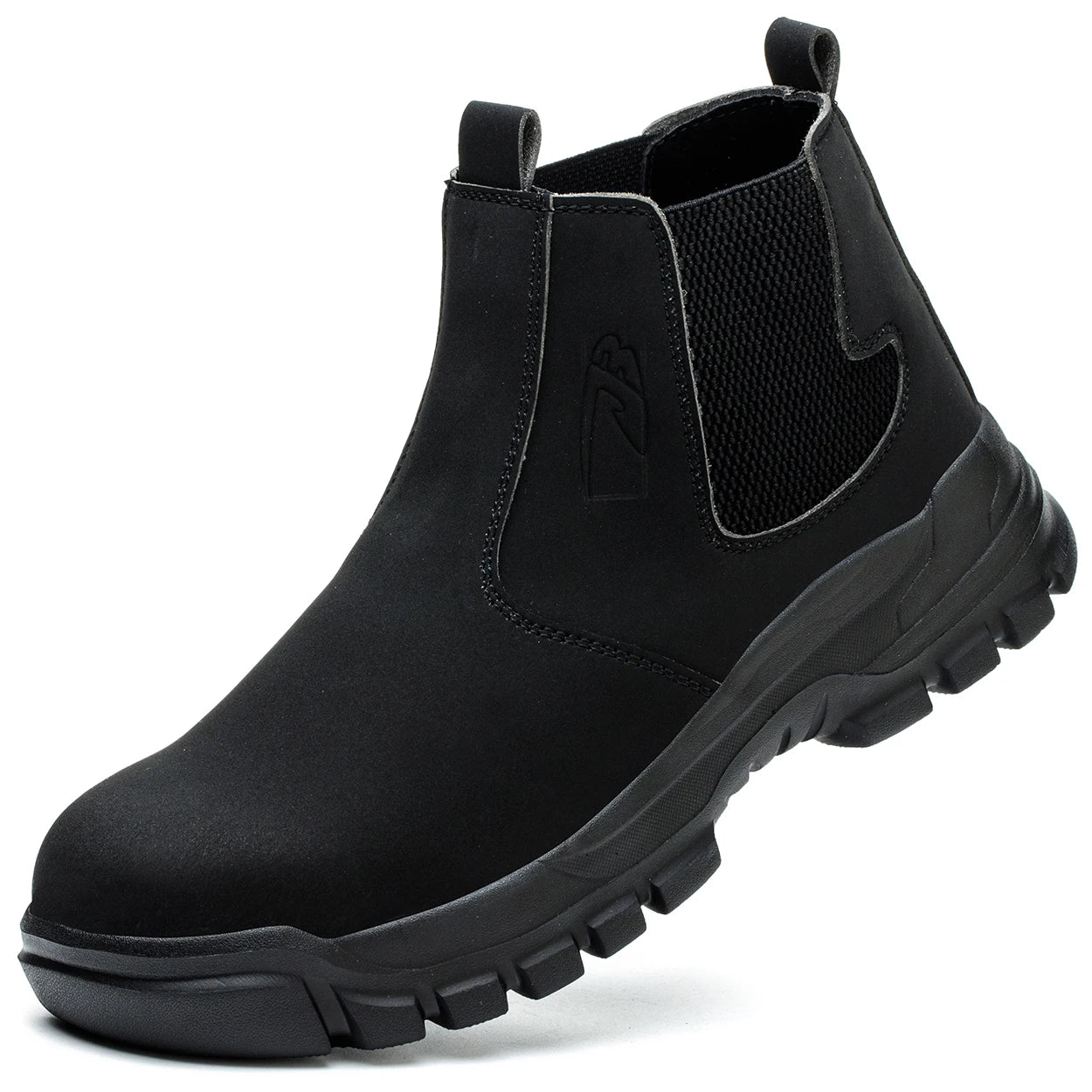 Botas de trabajo de seguridad impermeables para hombre, zapatos con punta de acero, botas protectoras antigolpes y antipinchazos para aventuras al aire libre y senderismo