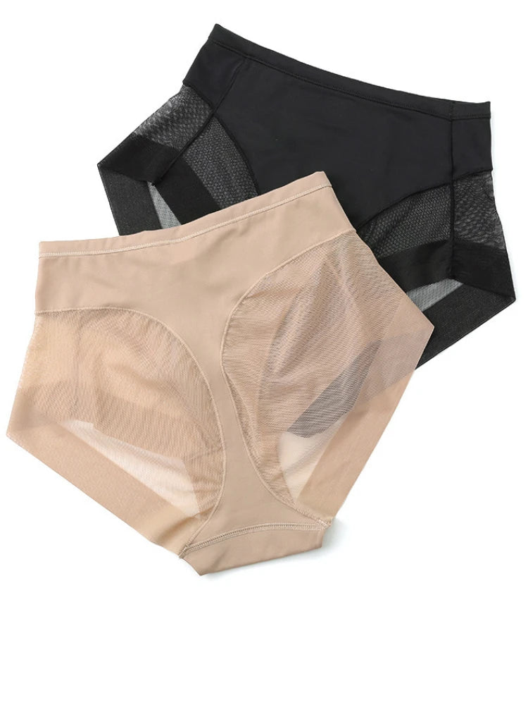 Bragas adelgazantes de cintura alta para mujer, ropa interior moldeadora de glúteos, S-XL