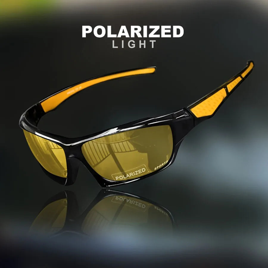 Gafas de sol deportivas de moda, gafas polarizadas con protección UV, gafas personalizadas, montura redonda de Metal, gafas UV400 para hombres y mujeres