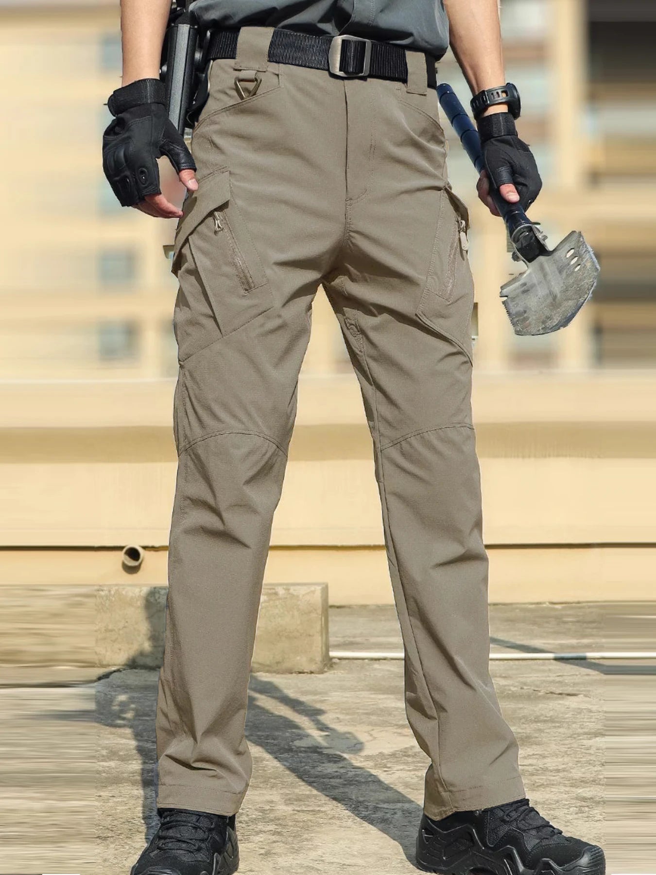 Pantalones de hombre, pantalones de trabajo, pantalones de pierna recta informales y cómodos para exteriores de primavera y verano, pantalones de pierna recta