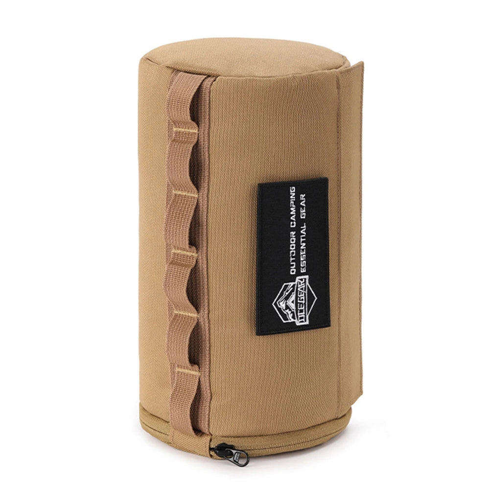 Funda de tejido al aire libre para almacenamiento de papel, soporte de servilleta colgante impermeable de poliéster para Picnic, Camping, senderismo, Rollo portátil