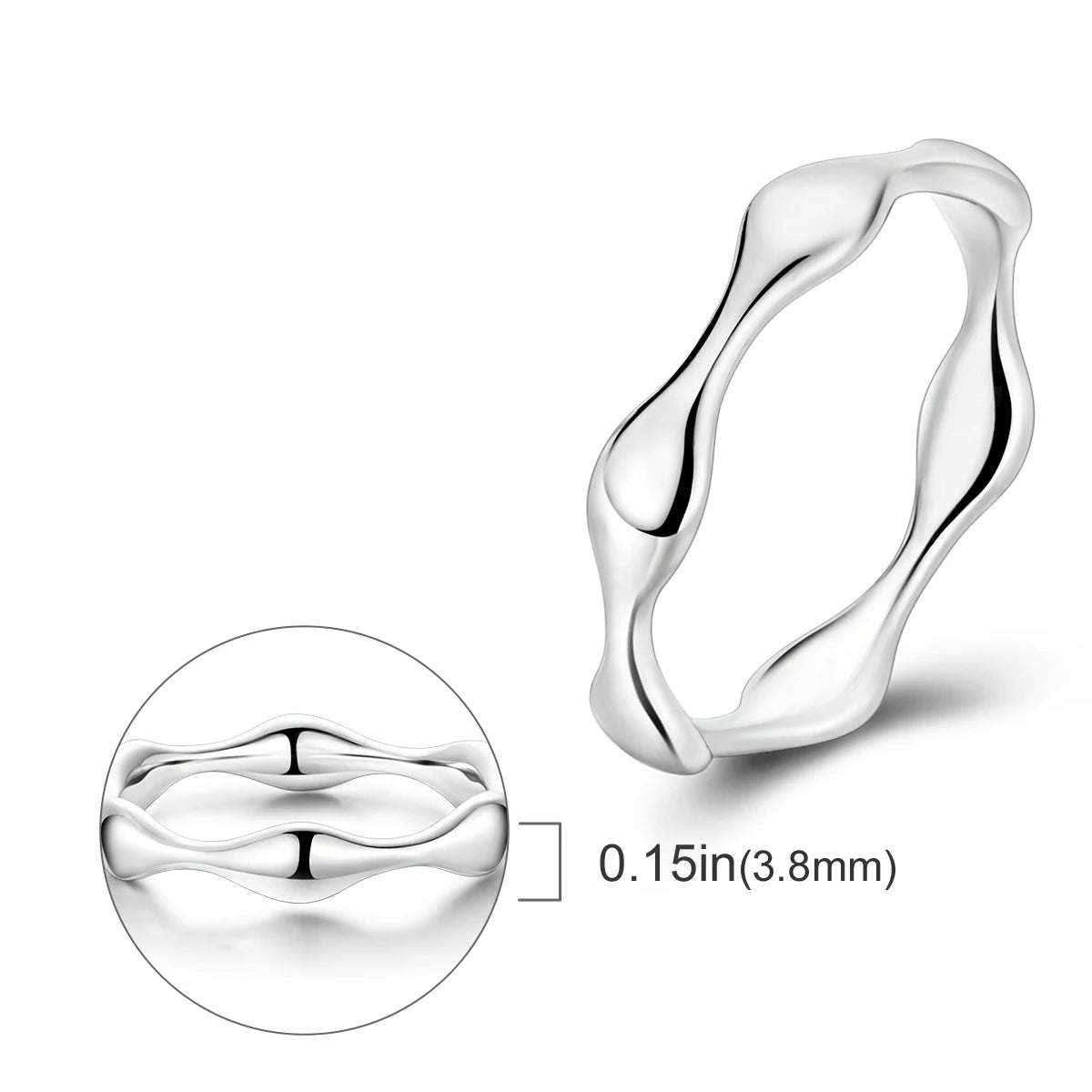 Anillo de Plata de Ley 925 Original para mujer, joyería fina con circonita, luciérnaga, corazón, cruz
