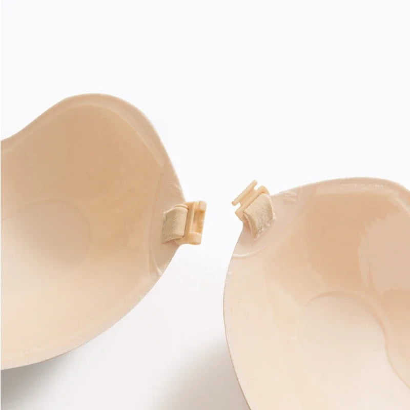 Cubierta de silicona reutilizable para busto y pezón, pegatinas autoadhesivas para pecho de Mango, cinta Invisible para Realce de sujetador sin tirantes