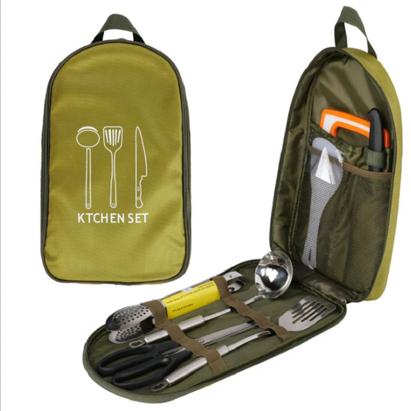 Bolsa de almacenamiento de Sierra Bowl Oxford, vajilla impermeable, tazas, Estuche de transporte, organizador para acampar al aire libre, viaje, barbacoa, bolsa de Picnic