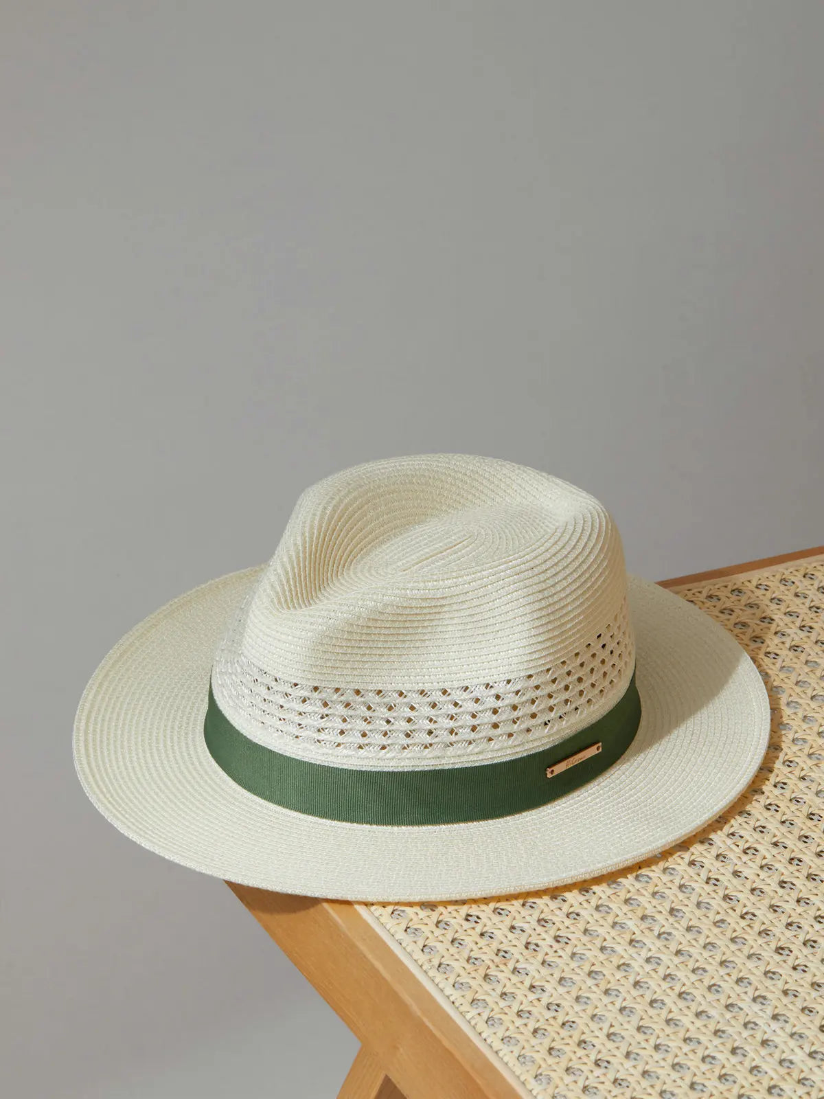 Sombrero de paja de Jazz Panamá de talla grande de 60cm para hombre y mujer, sombrero de sol con agujero para protección solar para exteriores, sombrero de playa de ala ancha para verano para hombre