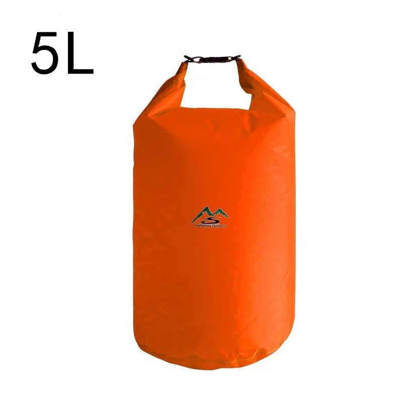 Bolsa seca impermeable 5L10L20L40L70L para acampar, senderismo, natación, Rafting, Kayak, río, senderismo, pesca, bolsa de agua al aire libre