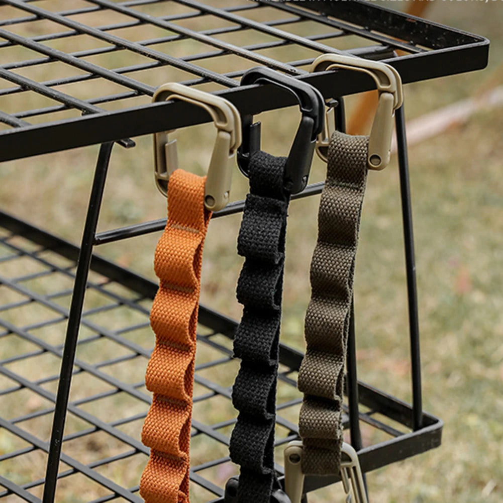 Correa de almacenamiento para acampada y jardín, tendedero, taza de tienda, lámpara colgante, hebilla de cordón para exteriores, cuerda colgante para acampar, oferta