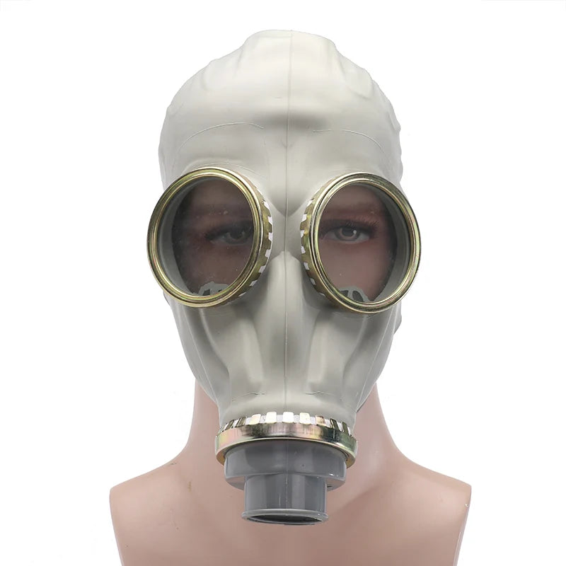 Máscara de Gas fantasma de cara completa negra creativa, respirador de goma, máscara de prevención quÃÂmica, capucha RD40 de 40mm para pintar pesticidas en aerosol