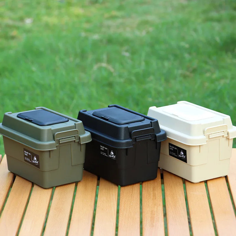 Estuche de pañuelos para acampar, caja de almacenamiento de papel para servilletas de escritorio, organizador portátil de botellas de condimentos para pícnic al aire libre