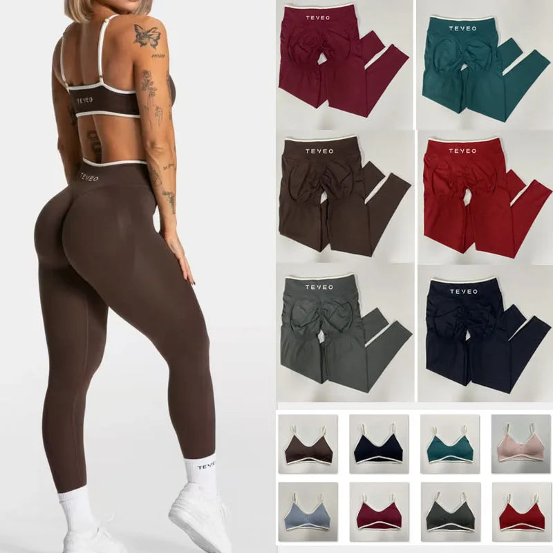 Ignite Sculpt ScrunchSeamless Scrunch Leggings para mujeres pantalones de Yoga levantamiento de cadera ejercicio para correr gimnasio Ignite Sculpt Series