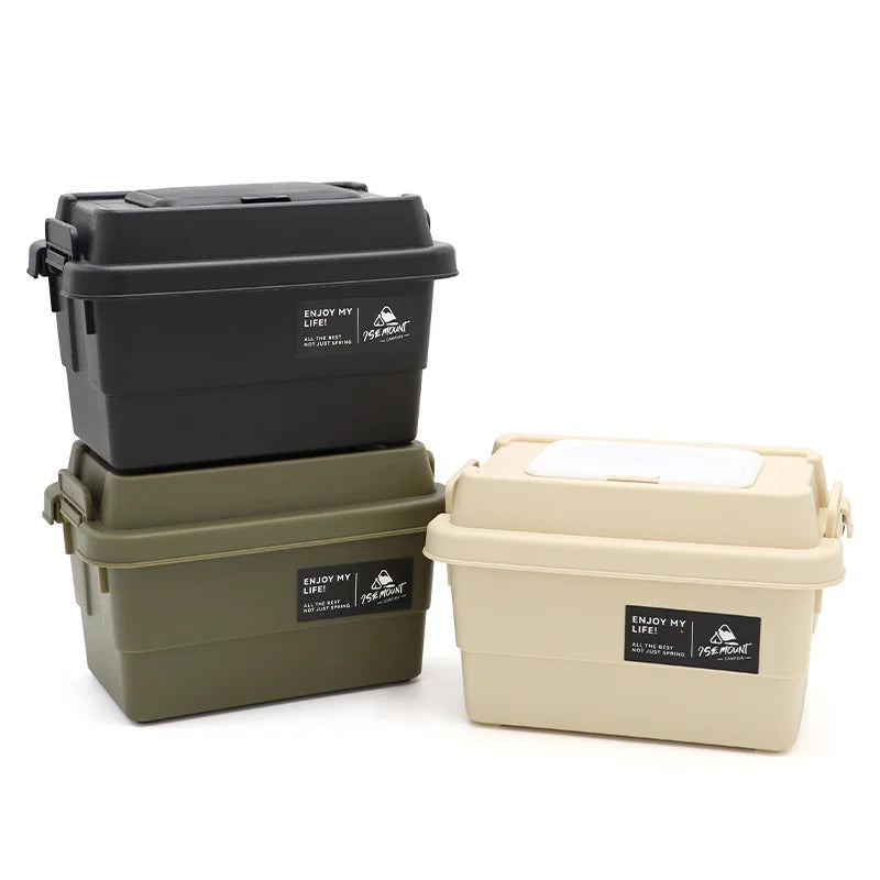Estuche de pañuelos para acampar, caja de almacenamiento de papel para servilletas de escritorio, organizador portátil de botellas de condimentos para pícnic al aire libre